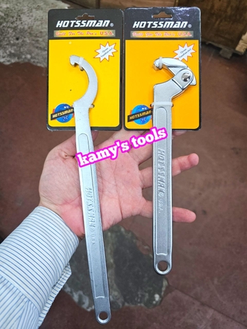 Cờ Lê Móc Cổ Xe Máy Hotssman Hợp Kim Thép Cr-V (Cờ Lê Móc, Khóa Móc) bán lẻ từng cái