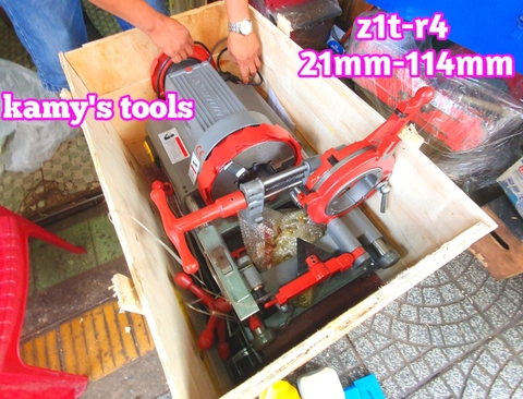 Máy tiện ren ống Z1T-R4 Long Shun 21mm-114mm