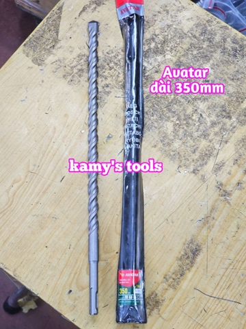 Mũi khoan bê tông tường đuôi gài Avatar dài 350mm 12mm 14mm 16mm 18mm 20mm 22mm 25mm