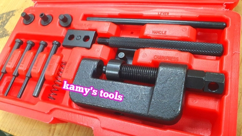 Bộ cảo vam tháo xích sên xe gắn máy cao cấp 13 chi tiết