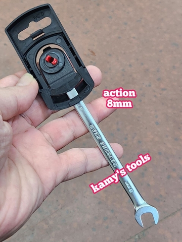 Cờ lê vòng miệng tự động 8mm Action dài 137mm