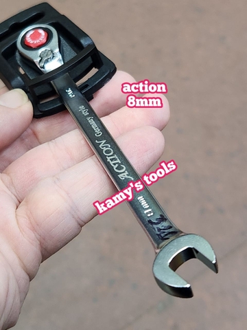 Cờ lê vòng miệng tự động 8mm Action dài 137mm