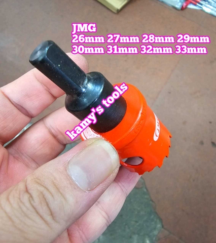 Mũi khoét lỗ kim loại JMG 26mm 27mm 28mm 29mm 30mm 31mm 32mm 33mm