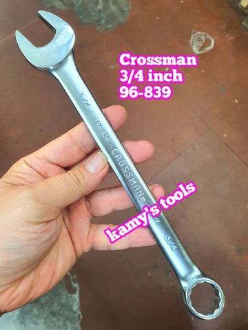 Cờ lê vòng miệng hệ inch Crossman 3/8 7/16 1/2 9/16 5/8 11/16 3/4 13/16 7/8 15/16 1 inch