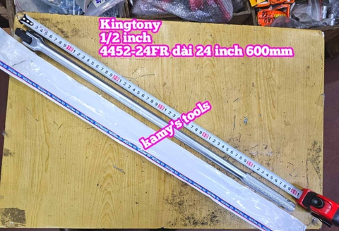 Cần siết đầu lắc léo 1/2 inch kingtony dài 24 inch 600mm model 4452-24FR