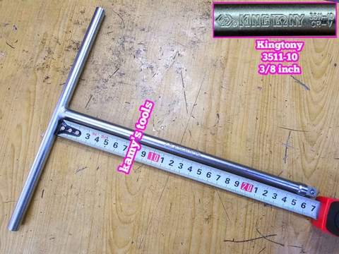 Cần tuýp chữ T 3/8 inch Kingtony model 3511-10 dài 10 inch 250mm