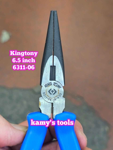 Kìm mỏ nhọn Kingtony 6311-06 dài 6.5 inch 160mm kìm mũi nhọn