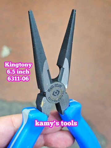 Kìm mỏ nhọn Kingtony 6311-06 dài 6.5 inch 160mm kìm mũi nhọn