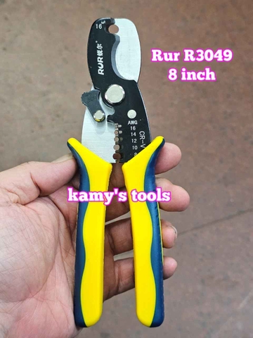 Kìm cắt cáp tuốt dây điện 8 inch 200mm R3049 Rur