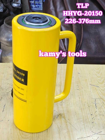 Kích thủy lực TLP 20 tấn hành trình 150mm HHYG-20150 cao 226-376mm