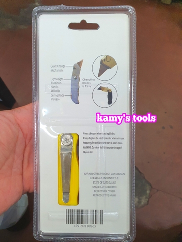 Dao rọc cáp rọc giấy đa năng cán xếp gấp gọn kèm lưỡi dao L+R+T