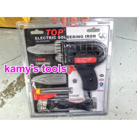 Súng Hàn Chì Điện 100w Top Tea-50056vn, Mỏ Hàn Chì Điện