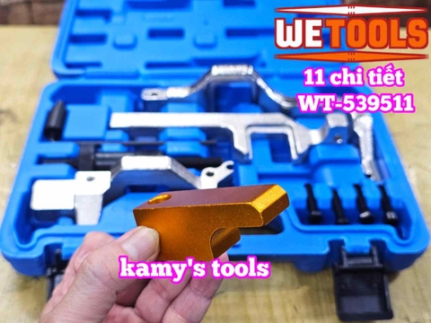 Bộ dụng cụ cân cam dưỡng đặt cam xe BMW Citroen Mini Cooper N12 N14 N16 Peugeot Wetools 11 chi tiết WT-539511