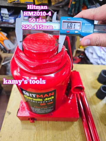 Kích con đội thuỷ lực 50 tấn (30 tấn) Hitman HM2010-4 cao 250-415mm
