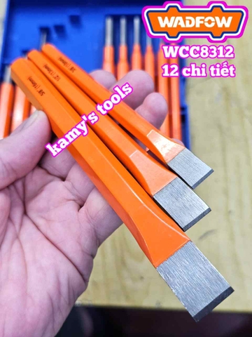 Bộ đục sắt đột lỗ lấy dấu 12 chi tiết Wadfow WCC8312