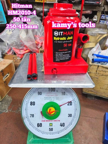 Kích con đội thuỷ lực 50 tấn (30 tấn) Hitman HM2010-4 cao 250-415mm