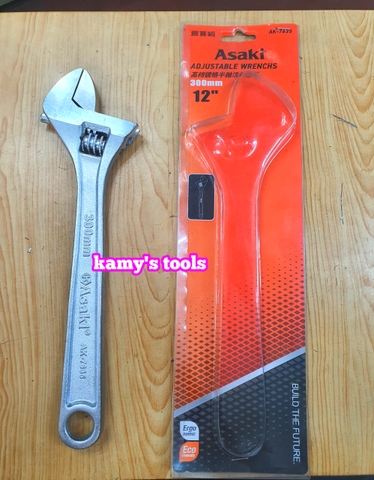 Mỏ lết Asaki 6 inch 8 inch 10 inch 12 inch AK-7632 AK-7633 AK-7634 AK-7635