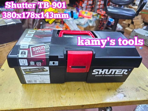 Thùng đồ nghề Shuter TB-901 kích cỡ 380x178x143mm cao cấp Đài Loan