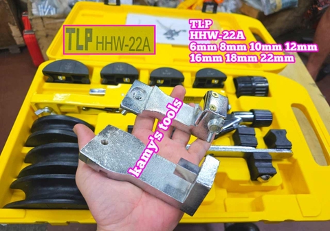 Bộ uốn ống đồng 2 chiều bằng tay TLP HHW-22A 6mm 8mm 10mm 12mm 16mm 18mm 22mm