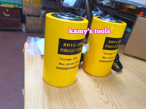 Kích thủy lực 10 tấn hành trình 50mm HHYG-1050 TLP 122mm-172mm có ron che bụi