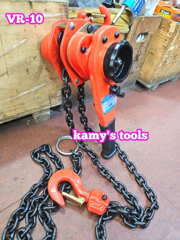 Pa lăng xích lắc tay Nitto 1 tấn 1.5m (1.5 mét) VR-10 cao cấp