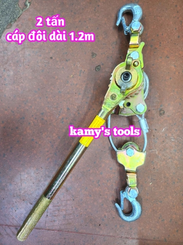 Kích căng cáp 2 tấn cáp đôi dài 1.2m Pat Ngk