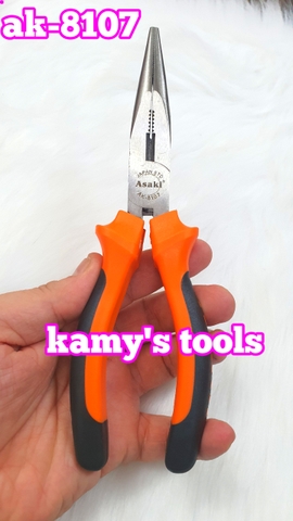 Kìm nhọn kiểu đức Asaki 6 inch 8 inch AK-8105 AK-8107, kềm nhọn