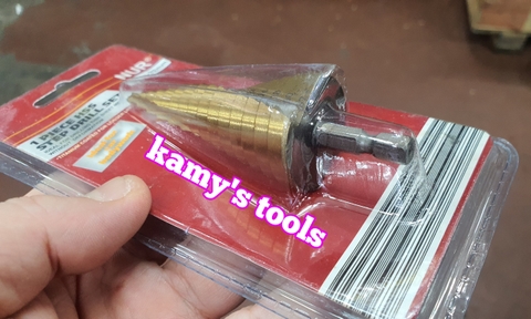 Mũi khoan tháp rãnh xoắn NUR 4-12, 4-20, 4-32mm chuyên khoan sắt , tôn, nhôm