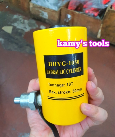 Kích thủy lực 10 tấn hành trình 50mm HHYG-1050 TLP 122mm-172mm có ron che bụi