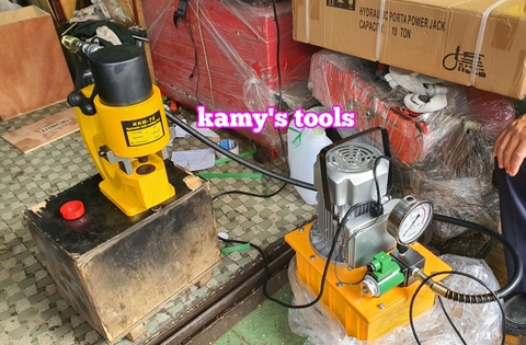 Máy đột lỗ thủy lực HHM-70 TLP 35 tấn họng sâu 110mm giống với CH-70