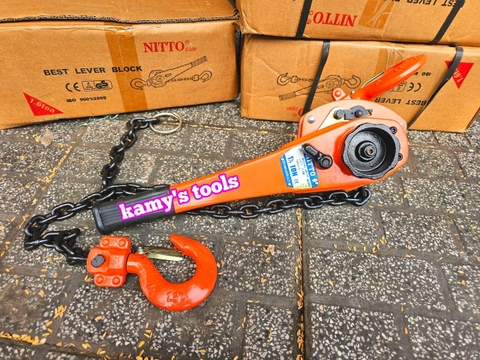 Pa lăng xích lắc tay Nitto 1.5 tấn 1.5m (1.5 mét) VR-15 cao cấp