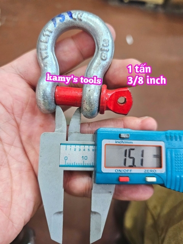 Ma ní omega 1 tấn 3/8 inch đường kính ty ren 11mm