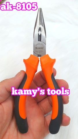 Kìm nhọn kiểu đức Asaki 6 inch 8 inch AK-8105 AK-8107, kềm nhọn