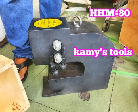 HHM-80 Máy đột lỗ thủy lực TLP  50 tấn họng sâu 115mm đột lỗ 16mm 18mm 22mm 25mm
