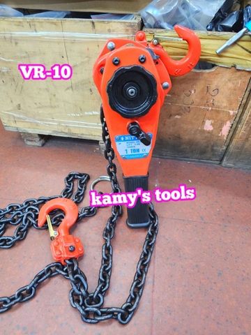 Pa lăng xích lắc tay Nitto 1 tấn 1.5m (1.5 mét) VR-10 cao cấp
