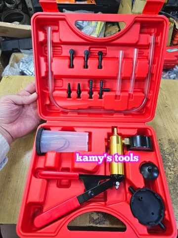 Bộ dụng cụ kiểm tra áp suất bơm chân không xả dầu phanh ô tô