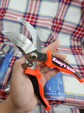 Kéo cắt cành cây Licota mỏ cong 8 inch TGP-00387 ,  mỏ thẳng 8 inch TGP-00248 hoặc 6 inch TGP-00248-6 ( kéo tỉa cành)