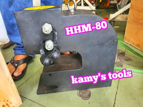 HHM-80 Máy đột lỗ thủy lực TLP  50 tấn họng sâu 115mm đột lỗ 16mm 18mm 22mm 25mm