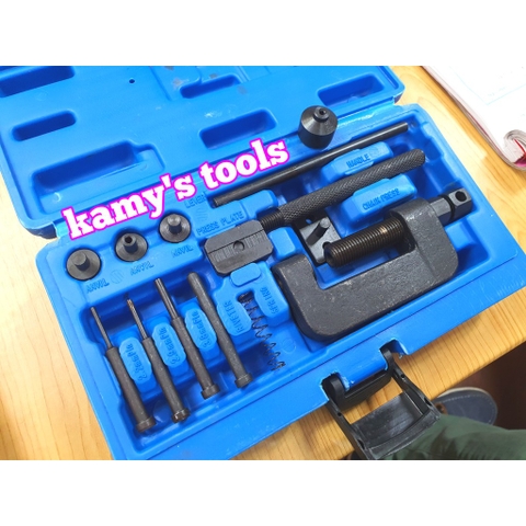 Bộ cảo vam tháo xích sên xe gắn máy cao cấp 13 chi tiết