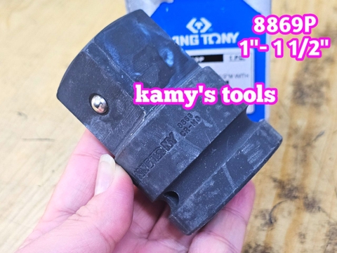 1 inch ra 1-1/2 inch Đầu chuyển đầu biến đen Kingtony 8869P 25mm ra 38mm