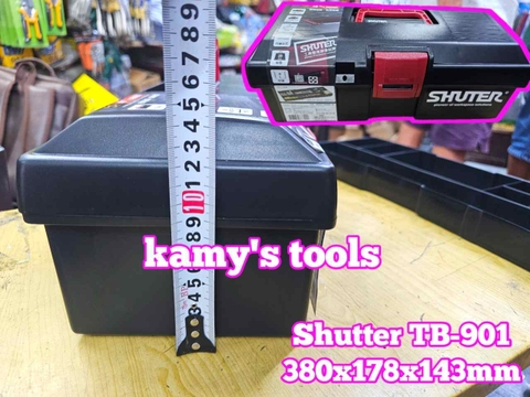 Thùng đồ nghề Shuter TB-901 kích cỡ 380x178x143mm cao cấp Đài Loan