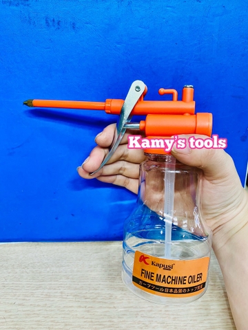 Bình xịt nhớt Kapusi 250ml K-1053 bằng nhựa trong suốt