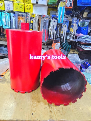 Mũi khoan rút lõi bê tông dài 350mm cỡ 140mm 152mm 160mm 162mm 168mm 180mm 188mm 200mm