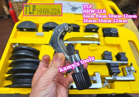 Bộ uốn ống đồng 2 chiều bằng tay TLP HHW-22A 6mm 8mm 10mm 12mm 16mm 18mm 22mm