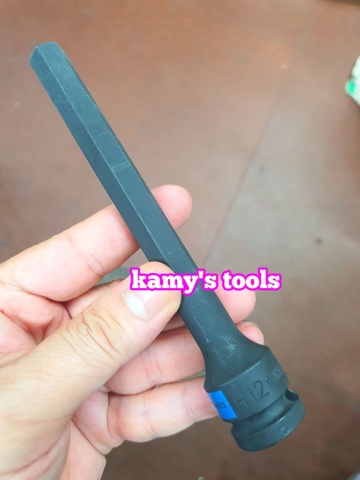 Tuýp lú đầu lục giác kingtony 1/2 inch dài 150mm 5-14mm 407505 407506 407508 407510 407512 407514