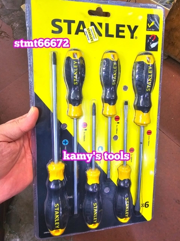 STMT66672 Bộ Tua vít bake và dẹp 6 chi tiết Stanley