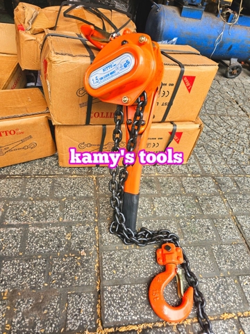 Pa lăng xích lắc tay Nitto 1.5 tấn 1.5m (1.5 mét) VR-15 cao cấp