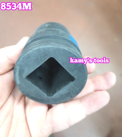 Đầu tuýp đen dài 1 inch vuông 4 cạnh Kingtony 17mm 19mm 21mm 853417M 853419M 853421M