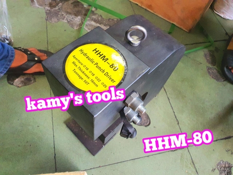 HHM-80 Máy đột lỗ thủy lực TLP  50 tấn họng sâu 115mm đột lỗ 16mm 18mm 22mm 25mm