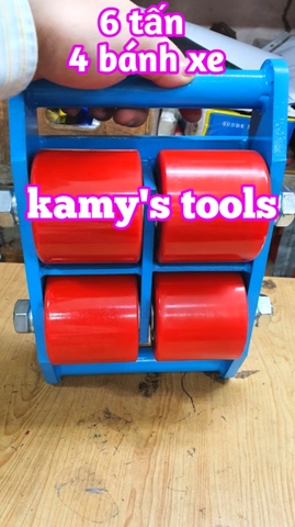 Con rùa di chuyển 6 tấn model cra-4, xe rùa đẩy hàng tải trọng cao giúp di chuyển hàng hoá nặng trong nhà xưởng nhà máy